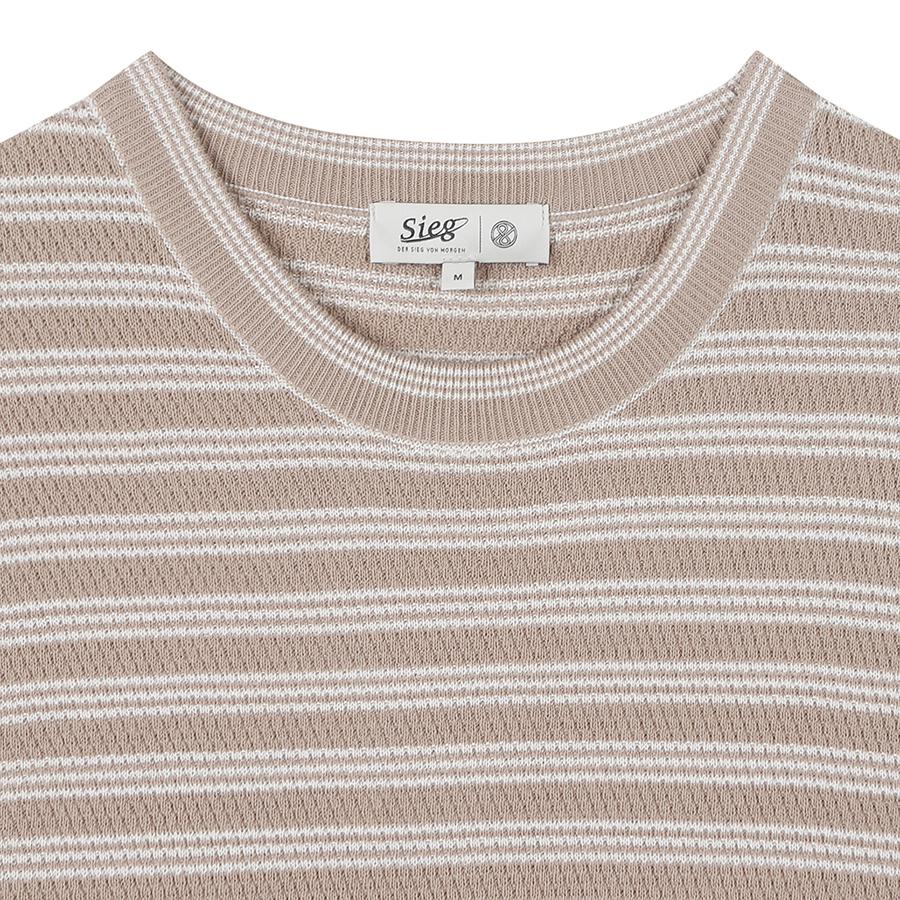 SIEG Contrast Border Oversized Pullover (Piucd8020)