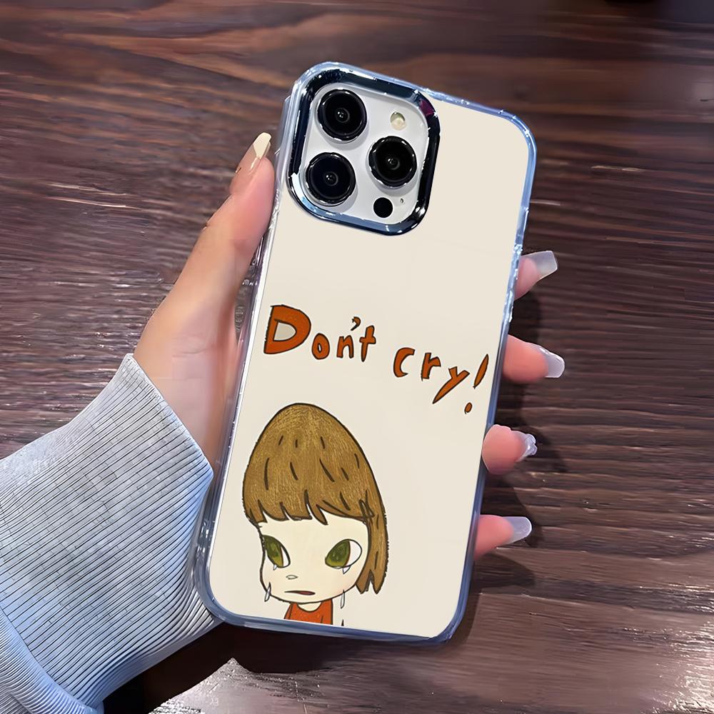 Cute Y-Yoshitomo Nara Phone Case For IPhone 17 Pro Max 16 15 14 Pro Max IPhone 13 Pro Max 11 Plus Transparent Cover