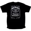 Tricou Jack Daniels Logo Etichetă 2 Fețe-xl
