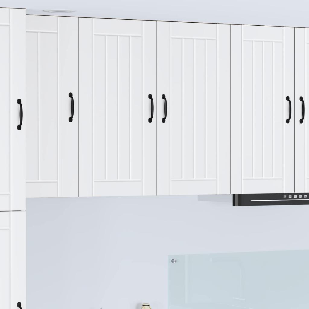 Wall Cabinet LUCCA White 80 X 31 X 80 Cm Particleboard