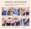 Hand-Painted Cat Eye Medium-Long Oval Nails: High-End Whitening, Wearable, Purely Handmade.
