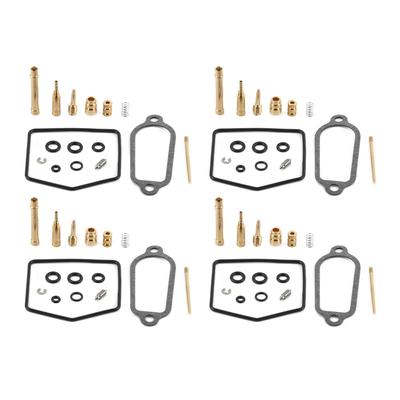 Akozon 4 Set Motorcycle Carburetor Repair Rebuild Kit for Honda CB400F 1975‑1977 KH‑1213NR