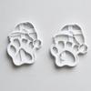 Santa Hat Claw Heart Cookie Cutter Mold 3D Plastic Christmas Claws Fondant Bisacuit Stamp Embossing Die Cake Decorating Tools