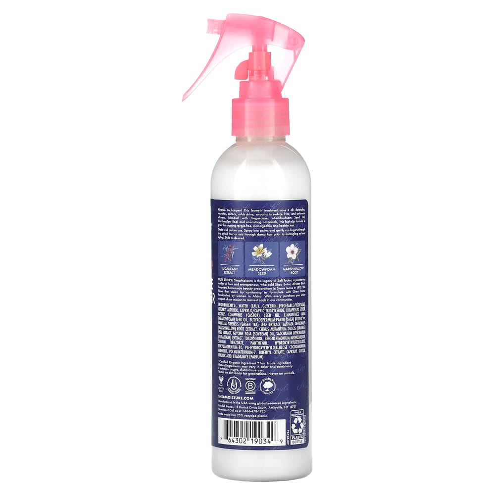 SheaMoisture Silicone-Free Miracle Styler Leave-In Treatment with Sugarcane Extract, 237ml (8fl Oz)