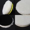 5PCS 7/6/5/4/3inch Car Polishing Waxing Buffing Wheel Pad Car Polisher Kit for Auto M10/M14 Drill Connector Car Paint Care