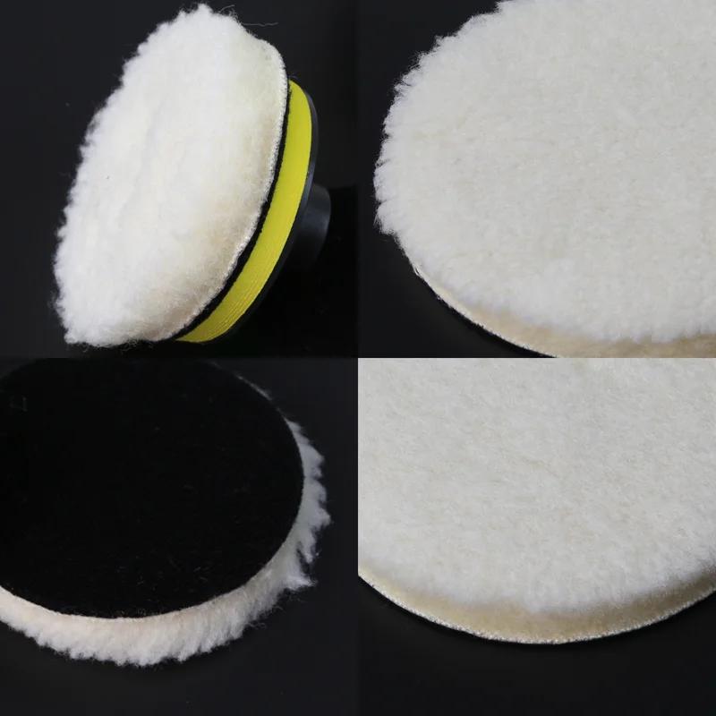 5 ΤΕΜ 7/6/5/4/3 ιντσών Αυτοκινήτου Γυάλισμα Κέρωμα Δίσκος Γυαλίσματος Κιτ Γυαλιστικού Αυτοκινήτου για Αυτοκίνητο Συνδετήρας Δράπανου M10/M14 Φροντίδα Βαφής Αυτοκινήτου