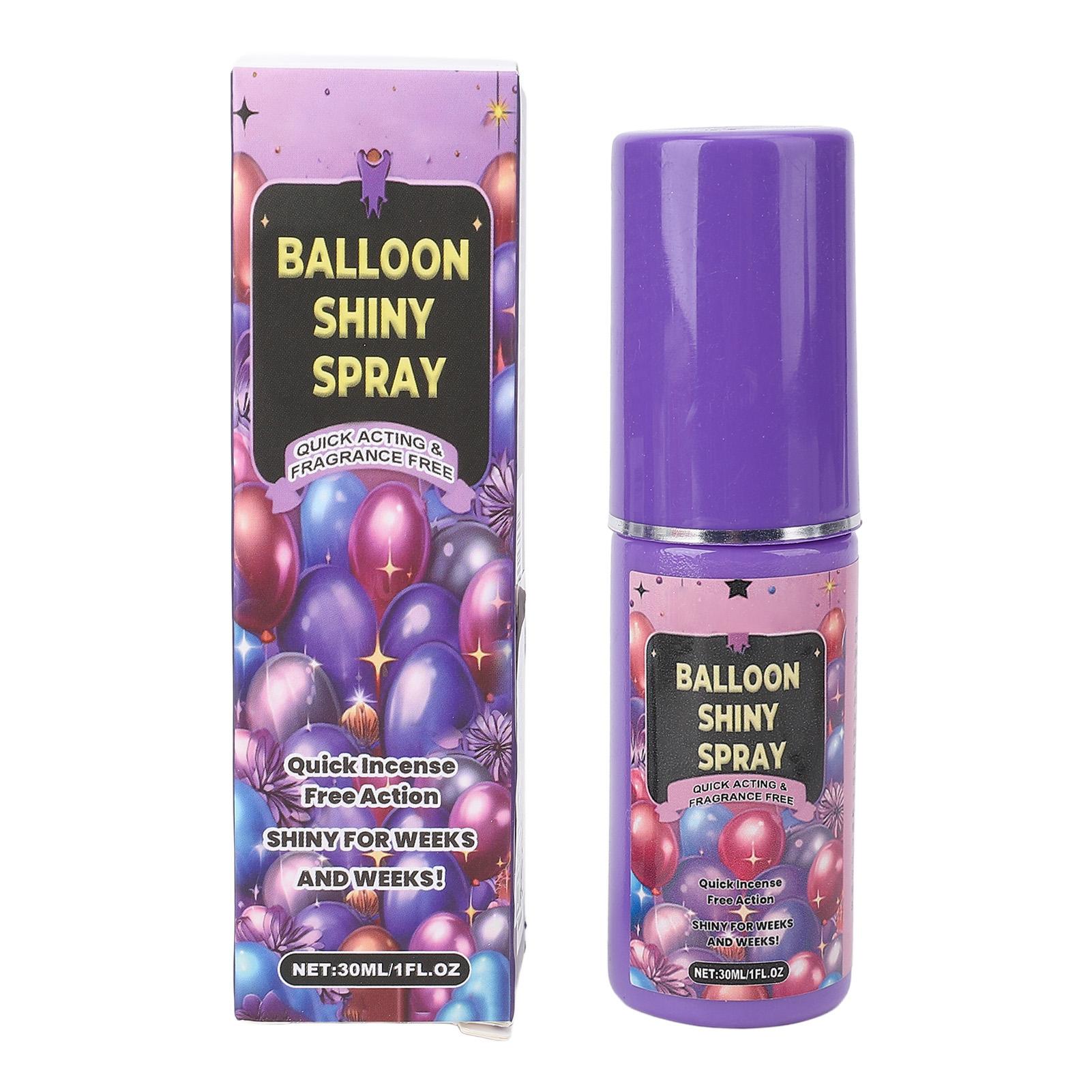 

2 шт. 30 мл Спрей для блеска шаров Долговечный Спрей для атмосферы шаров Спрей с высоким глянцем для свадеб, дней рождений