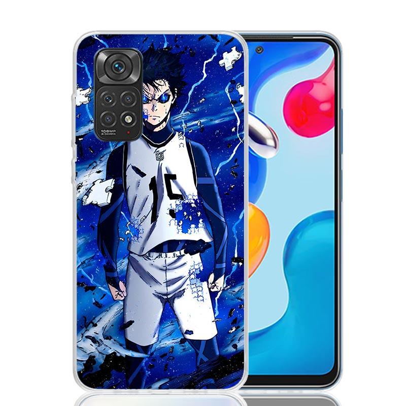 Blue Lock Isagi Yoichi Phone Case For Xiaomi Redmi Note 10 9 9S 8 8T 7 5 Mi 12T 11T 10T 9T 15 Pro 14 Ultra 12 11 Lite 11i 12X