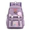 New Trend Labubu Printed Backpack Junior High School High School Student Large Capacity Student School Bag