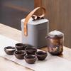 Woding Zisha Color-Changing Portable Travel Tea Set