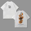 Anime Demon Slayer Flame Hashira Kyojuro Rengoku Pure Cotton TShirt Hip Hop Streetwear Summer Graphic Tees