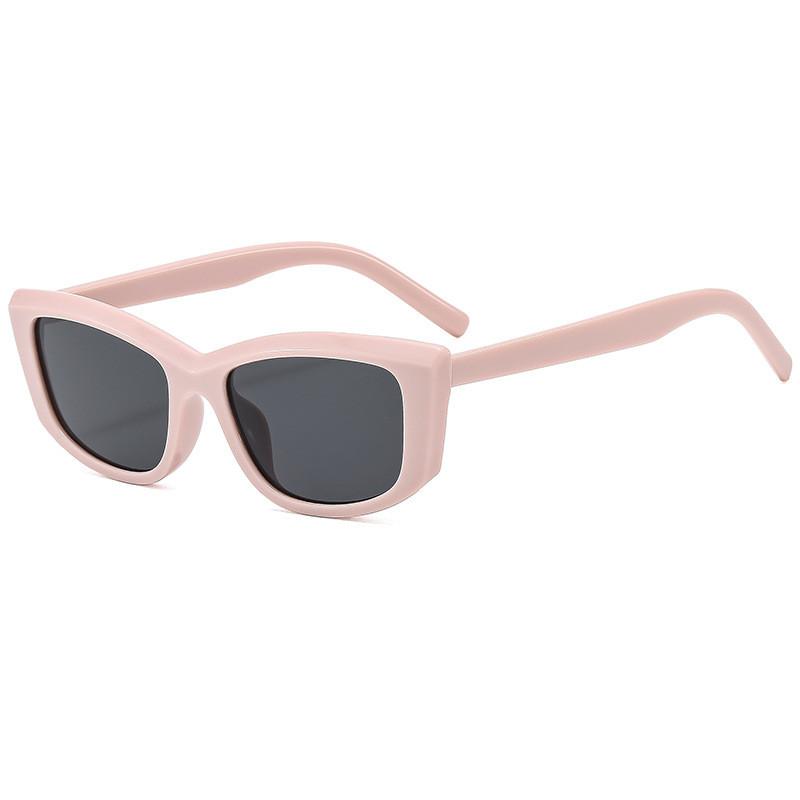 Okulary Koci Oczu Damskie Ochrona UV Vintage Czarne Okrągła Twarz Okulary Przeciwsłoneczne Na Podróże I Imprezy