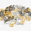 300pcs DIY Small Tiny Mini Eye Pins Eyepins Hooks Eyelets Screw Threaded Gold Clasps Hooks Handmade For Jewelry Findings Making