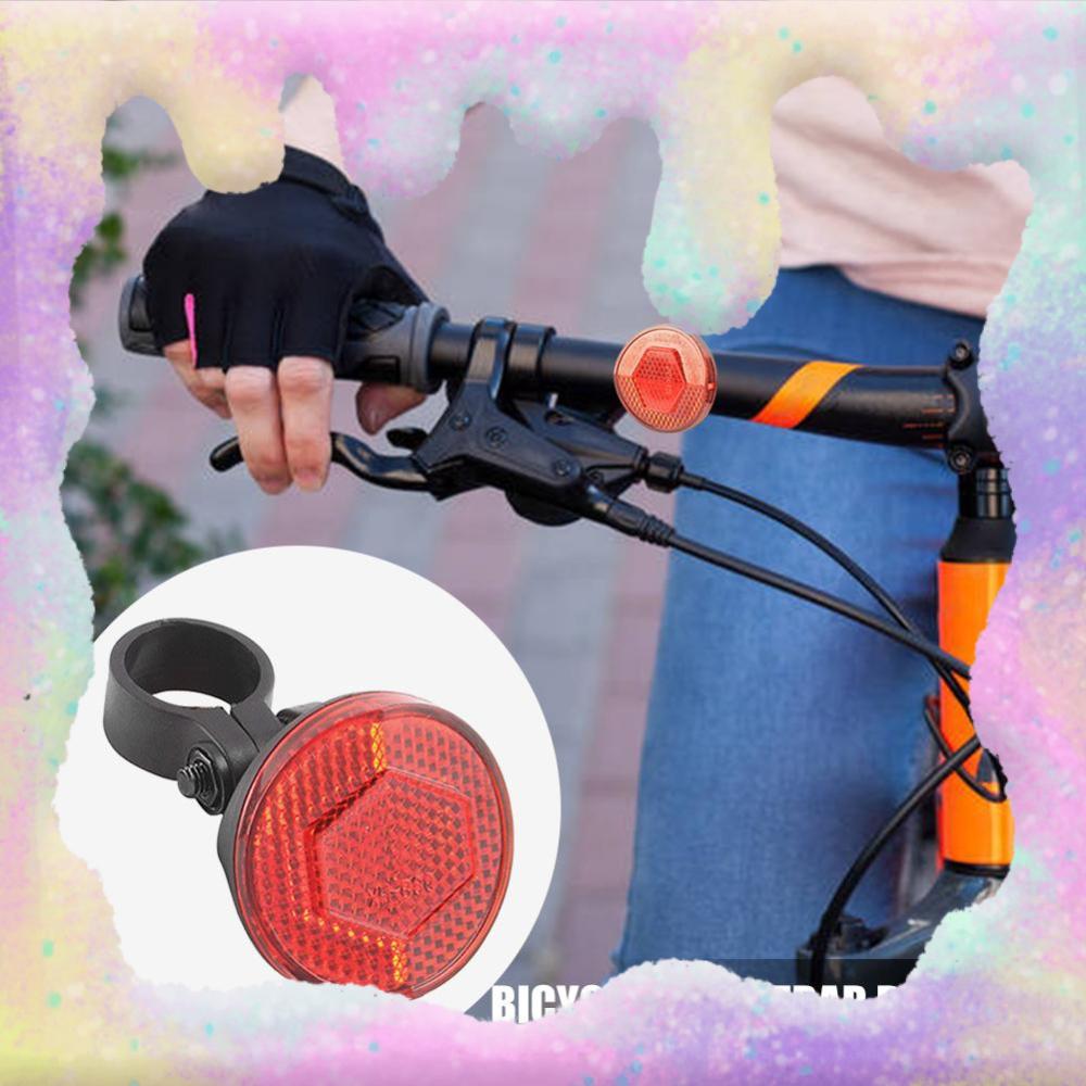 Bike Front and Rear Reflectors Bike Accessories Bike Handlebar Reflector Bicycle Light Reflectors for Handlebar and Seatpost China Mainland