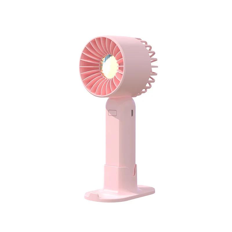 New Handheld Small Fan Summer Portable USB Charging Mini Silent Bladeless Ultra Long Battery Life Handheld Turbo Small Fan Fan