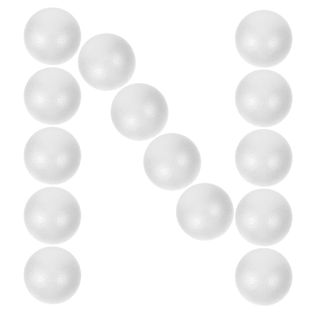 4 7 8 10CM White Polystyrene Craft Balls for DIY Wedding Party Decoration Round Foam Supplies