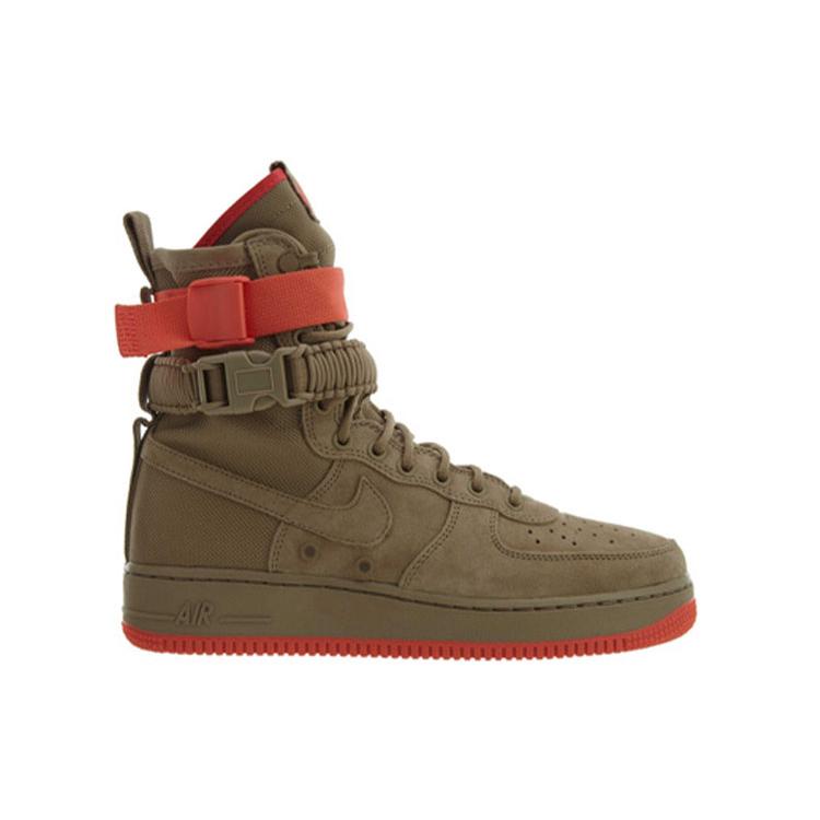 Nike Sf Af1 Khaki Khaki Rush Coral 864024-205