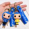 Vibrant Silicone Coraline Keychain Cute American Style Cartoon Character Gift