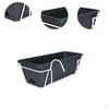 Balcony Hanging Planter Flower Pot Outside Rectangular Easy Installation Detachable Tray