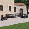 Garden Furniture Set 8 Pcs Solid Pine Wood
