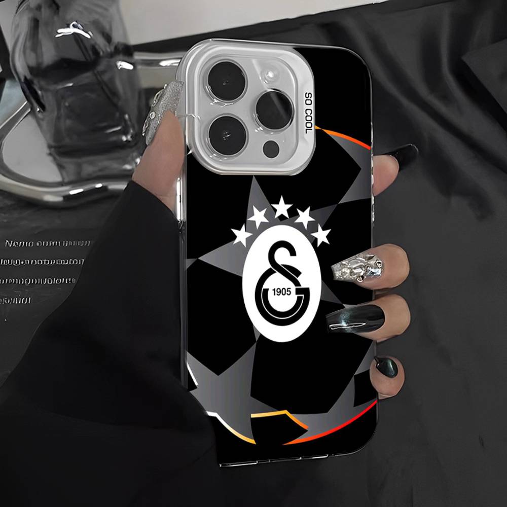 Football Team Galatasaray Color Phone Case For IPhone 17 16 15 14 13 12 11 Pro Max Plus Pro Shell