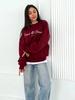 Trendy Retro Letter Print Loose-Fit Hoodie: Casual American Autumn/Winter Fashion