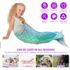 Flanell Meerjungfrauen Decke Schlafdecke Erwachsene Kinder Universal Meerjungfrauenschwanz Decke Bequeme Niedliche Decke Hot Dropshipping