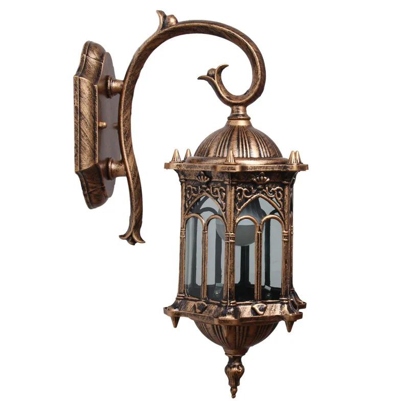 

Eu Retro Wall Light Outdoor Lighting IP44 Waterproof Courtyard Garden Vorth Vorth Light E27 Screw Wall Light Outdoor Home Decoration Wall Light медный