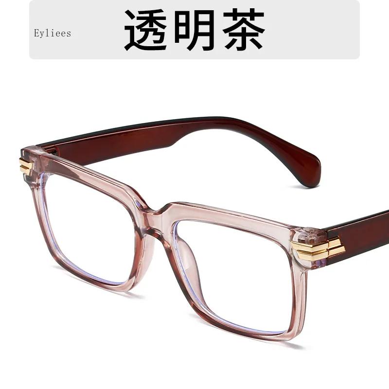 Trendy Women Glasses Stylish Square  Design Eyewear for Decoration Oversize Eyeglasses anti blue light glasses  óculos