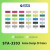 Sta 3203 Double-Ended Quick-Drying Oil-Based Marker Pen Set for Student Art & Indoor Design