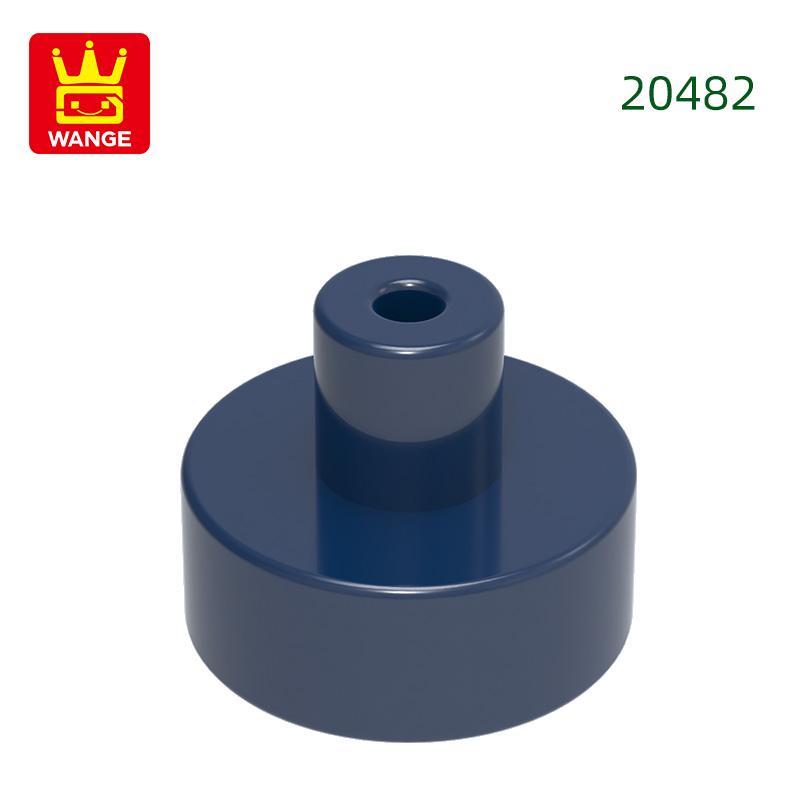 Non-Toxic 763Pcs/Lot 20482 Round 1 X 1 With Bar And Pin Block Moc Color Accessories Compatible With Brick Diy Children Toy Assembly