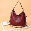 2025 Shiling Autumn Women's Handheld Crossbody PU Tote - Large Capacity