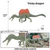 Velociraptor Model Dinosaur With Plastic Construction For Kids Learning Play And