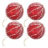 4Pcs Hanging Christmas Ball Ornaments Festive Decor for Tree Garlands Windows Railings Home Office Hotel Bar Xmas Party