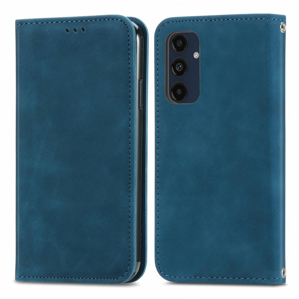 For Samsung Galaxy A16 5G/A16 4G Leather Case with Card Holder Magnetic Absorption Phone Cover