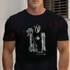 Motorcycle Tranission Patent Print And Wo T-shirt MotoSummer Cotton Short Sleeved Casual O-Neck Unisex Tops