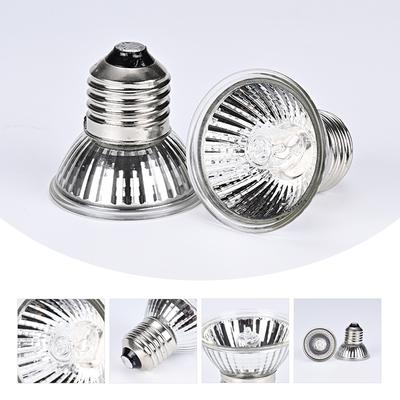 Reptile Heating Lamp Turtle Basking Halogen Light Bulb Heating Light Full Spectrum Sunlamp for Lizards Amphibians 25/50/75W