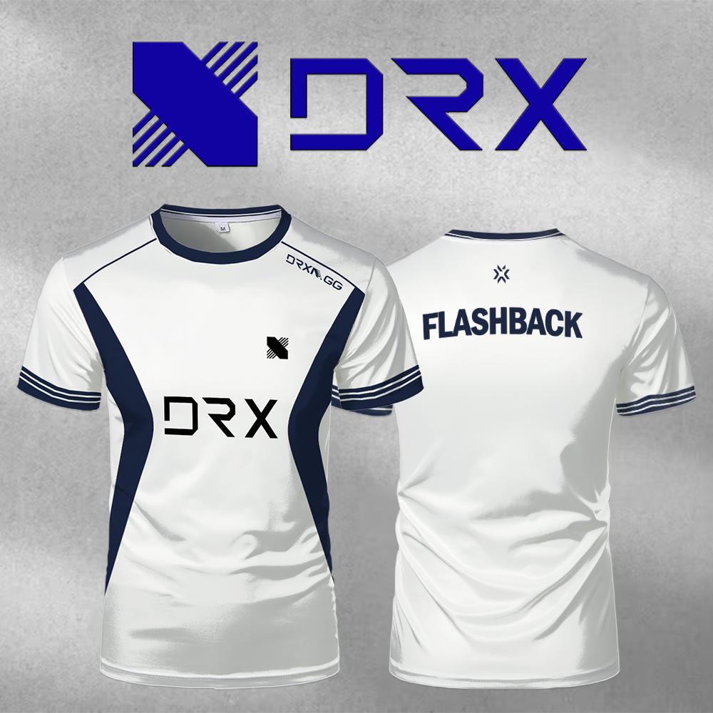 

25 S2 DRX Esports Team Uniforms Men s and Women s Customizable Short-Sleeve O-neck T-shirts Valorant Pro League Training Jersey S