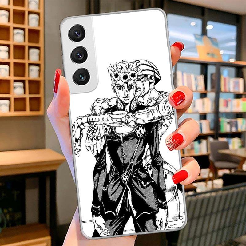 JoJo Bizarre Adventure Cover Phone Case For Samsung Galaxy S26 S25 Edge S24 Ultra S23 S22 Plus S21 S20 FE Soft Fundas Shell Gala