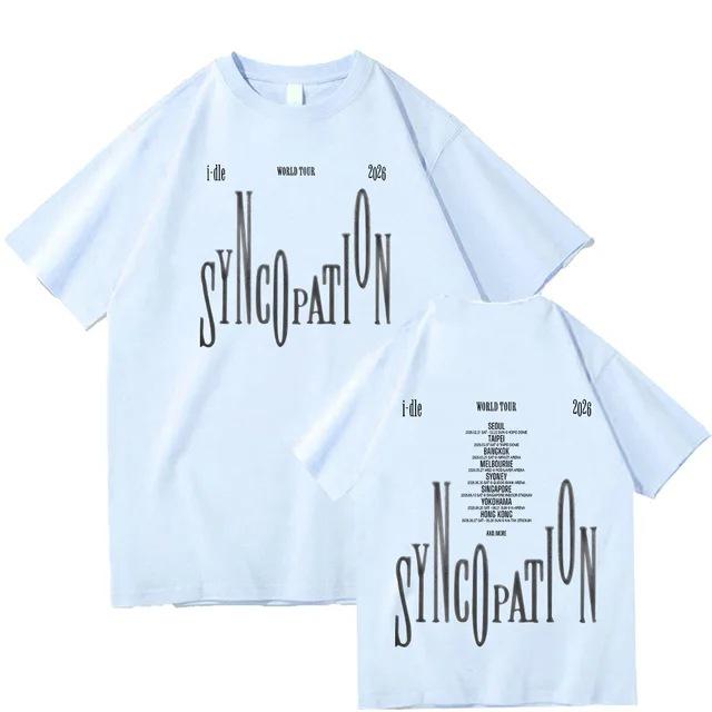 I-DLE Synation World Tour 2026 Kpop Tričko - Unisex Korejský Styl