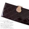 Clelia Long Clasp Enamel Large Luce Series Women's Wallet, Closure, Flap, Capacity, [CL-15610] (Royal Black)