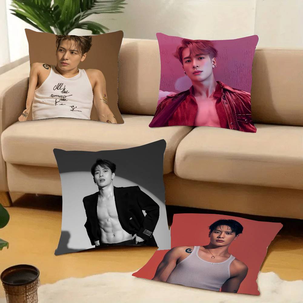 Host J-JacksonS W-WangS Pillow Case Home Decor Throw For Sofa Bed Car Room Decor Gift Idea