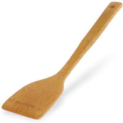 Morikuru Frying Pan SG Wonder Zone Length (Morikura) Japanese-Made Turner, Bamboo, Wooden, MY04-08, 29.5cm