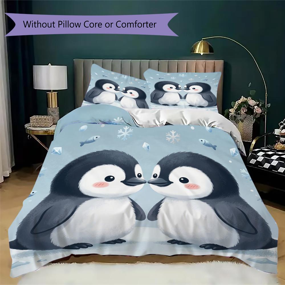 Repeat Bear Pattern Bedding uilt Set uilt Cover Pillowcase Home Decoration Birthday Gift (1 * duvet cover + 2 * pillowcase without core)