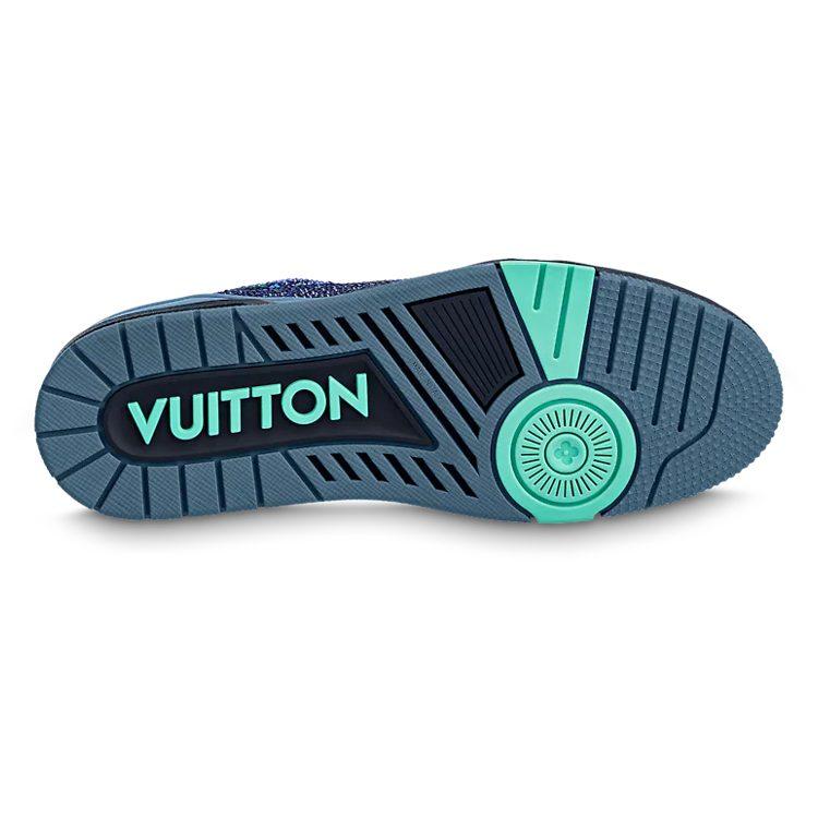 Louis Vuitton Lv Trainer Marine Navy Blue Crystal 1AARGM