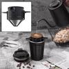High Quality Coffee Filter Kitchen Tool Filter Cup Repeatable Suitable For Most Cup 12*7.5*6.5cm 304stainless Steel