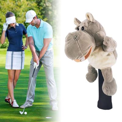 Plush Animal Golf Wood Club Head Covers Fairway Wood Headcover Club Driver Cover Golf Driver Headcover Protector