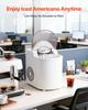 Countertop Ice Maker, 7 Cubes Ready In 6 Mins, 11.8 Kg Per Day, Self-Cleaning Portable Machine with Ice Scoop, Ice-Making Machine with 2 Sizes Bullet