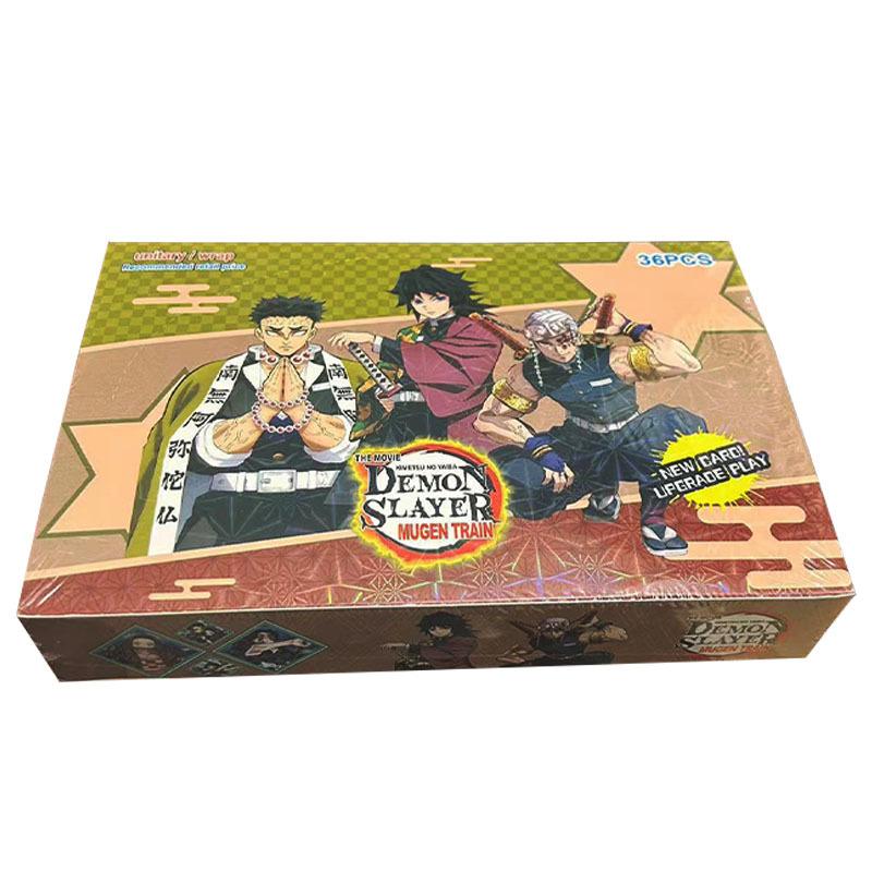 Original Genuine Demon Slayer Trading Cards Anime-Inspired Playing Cards Packaged in Paper PR Edition Board Game