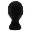 Black Foam Mannequin Model Head Model Foam Glasses Display Stand Manikin Head Hat Wig Display Stand Jewelry Display Rack